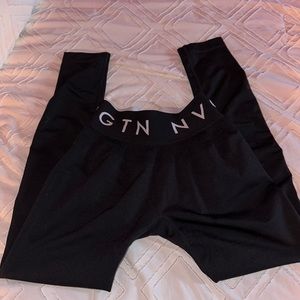 NVGTN Black Sport Seamless Leggings